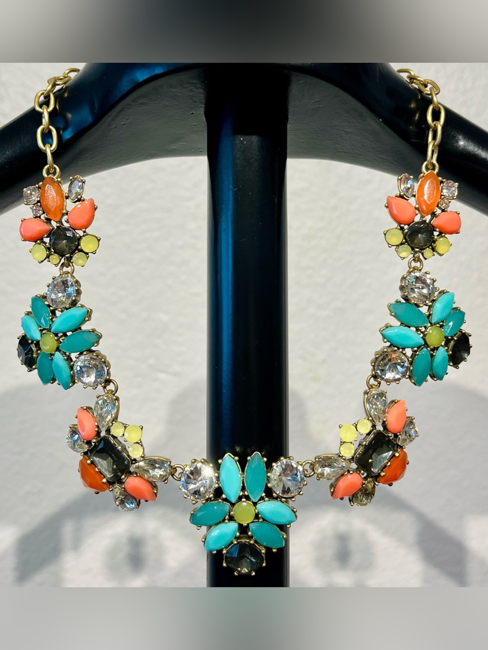 Stella & Dot Elodie Floral Statement Necklace